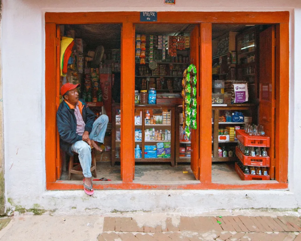 Kệ rau củ mới bày